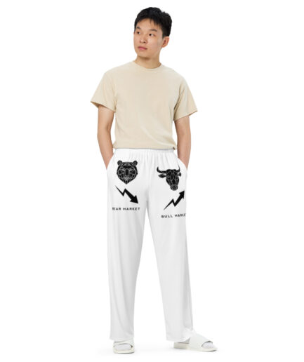 All-over print unisex wide-leg pants